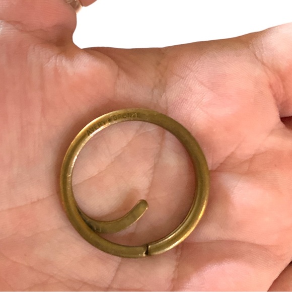 James Avery EXTREMELY RARE Bronze Serenity Prayer Key Chain - Picture 6 of 7